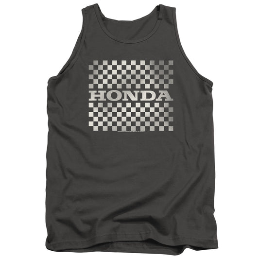 HONDA : CHECKERS LOGO ADULT TANK Charcoal LG