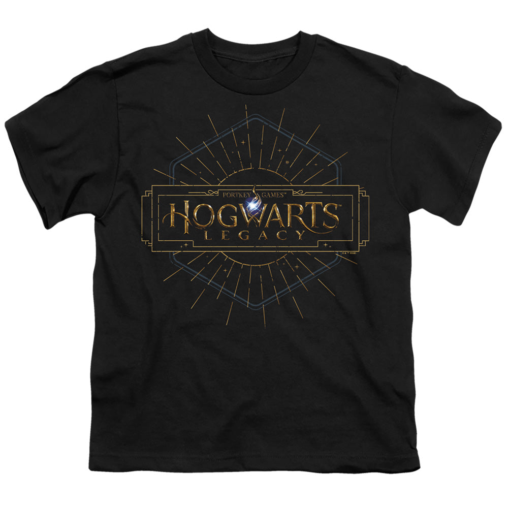 HOGWARTS LEGACY : FULL COLOR LOGO S\S YOUTH 18\1 Black SM