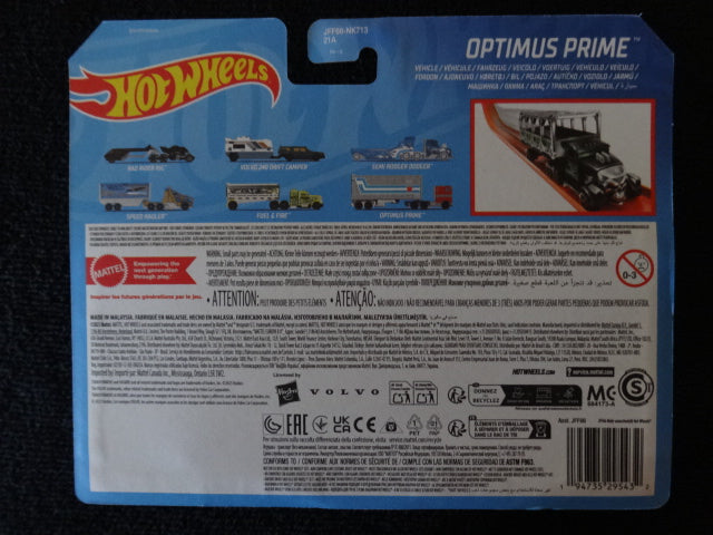 Hot Wheels Transformers Optimus Prime 1:64 Scale