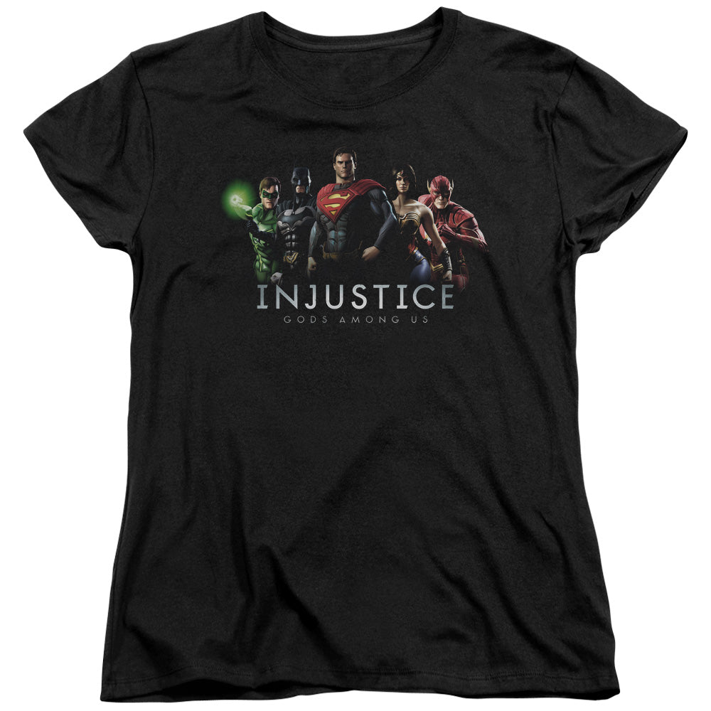 INJUSTICE GODS AMONG US : INJUSTICE LEAGUE S\S WOMENS TEE Black 2X