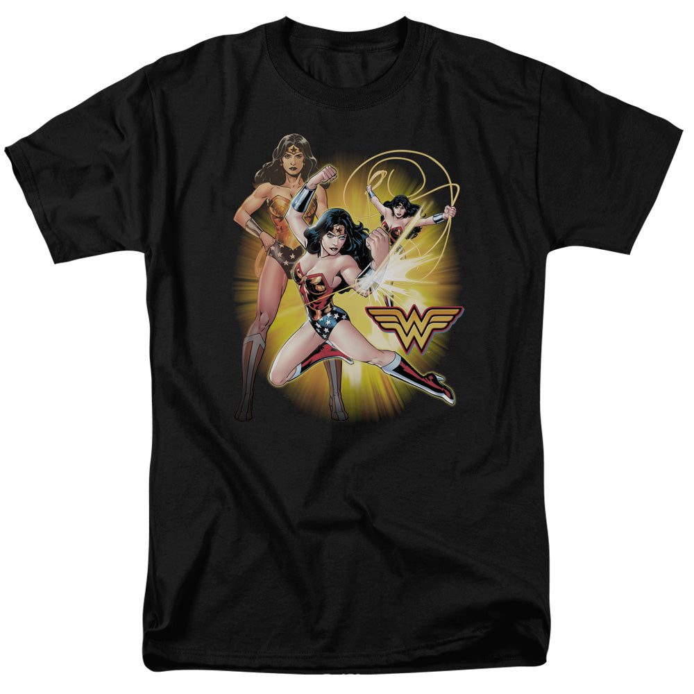 JUSTICE LEAGUE OF AMERICA : WONDER WOMAN S\S ADULT 18\1 BLACK XL