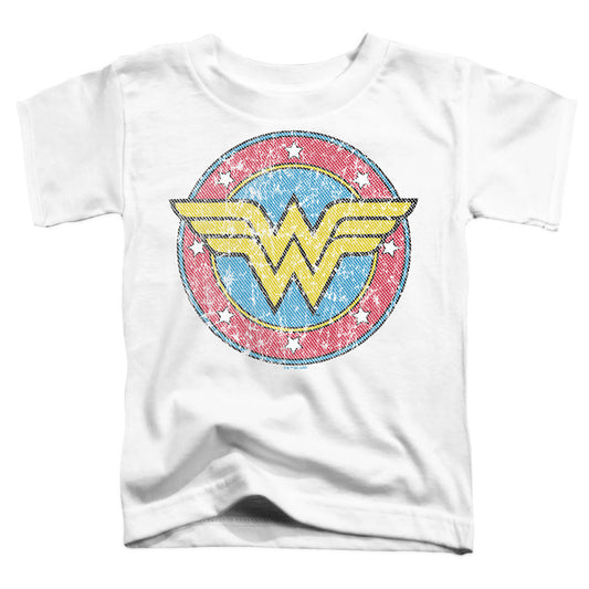 WONDER WOMAN : CLASSIC 1 S\S TODDLER TEE White MD (3T)