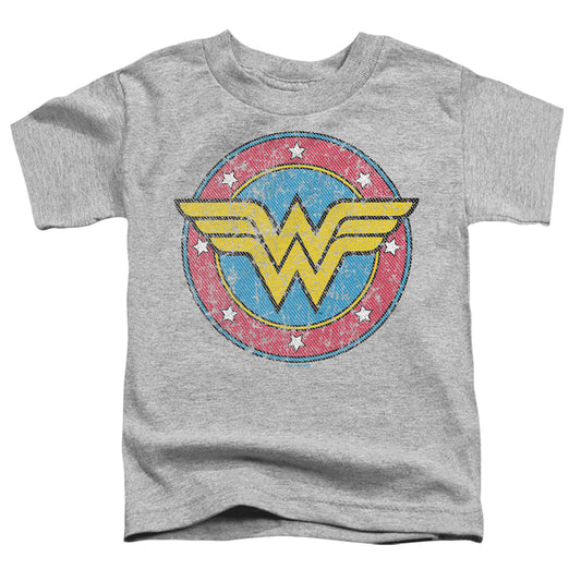 WONDER WOMAN : CLASSIC 2 S\S TODDLER TEE Athletic Heather LG (4T)