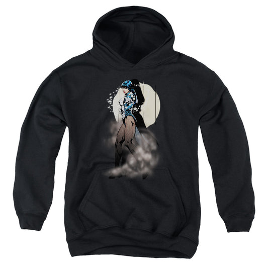 JUSTICE LEAGUE OF AMERICA : ZATANNA ILLUSION YOUTH PULL OVER HOODIE BLACK LG