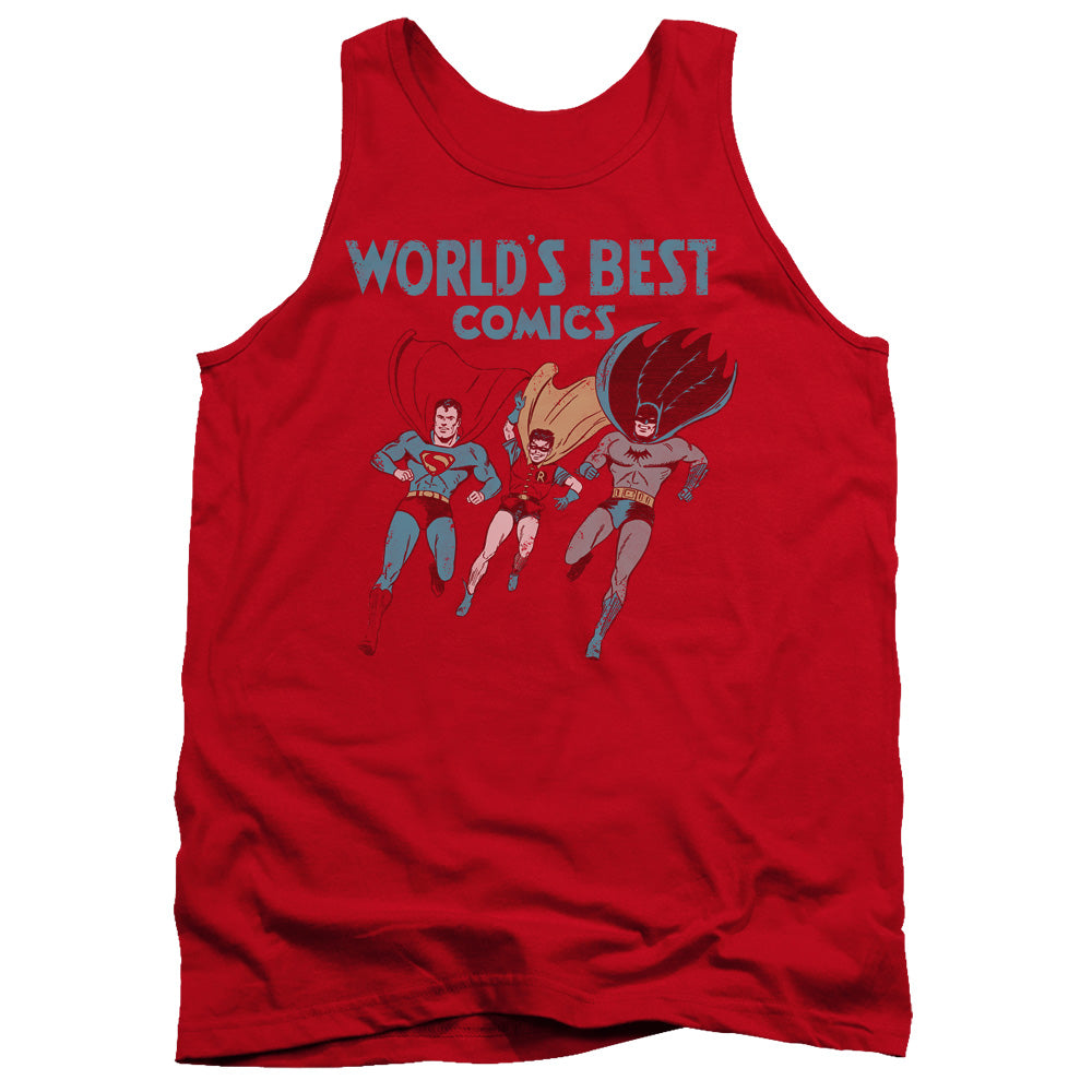 JUSTICE LEAGUE OF AMERICA : WORLD'S BEST ADULT TANK RED 2X