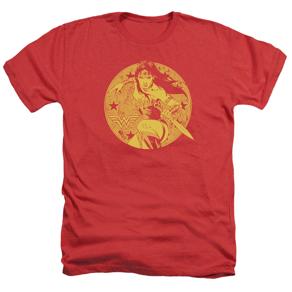 JUSTICE LEAGUE OF AMERICA : YOUNG WONDER ADULT HEATHER Red XL