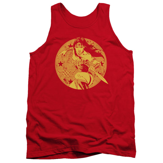 JUSTICE LEAGUE OF AMERICA : YOUNG WONDER ADULT TANK Red 2X