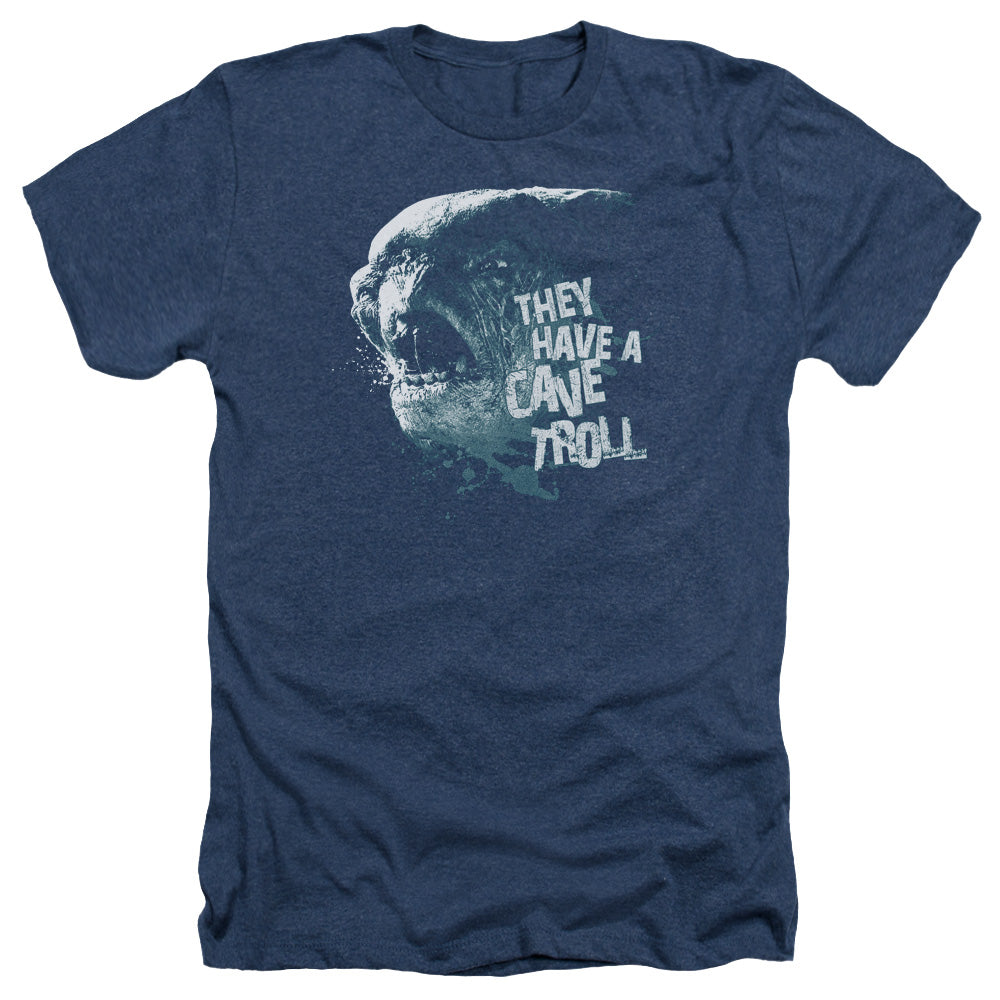 LORD OF THE RINGS : CAVE TROLL ADULT HEATHER NAVY 2X