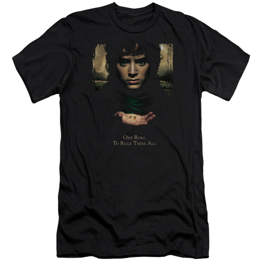 LORD OF THE RINGS : FRODO ONE RING PREMIUM CANVAS ADULT SLIM FIT 30\1 BLACK 2X