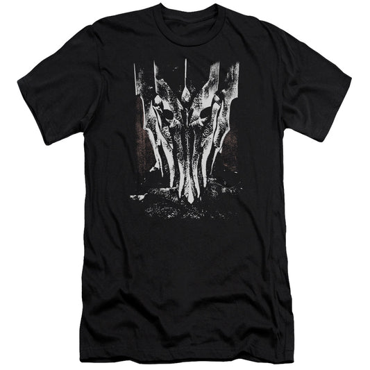 LORD OF THE RINGS : BIG SAURON HEAD PREMIUM CANVAS ADULT SLIM FIT 30\1 BLACK 2X