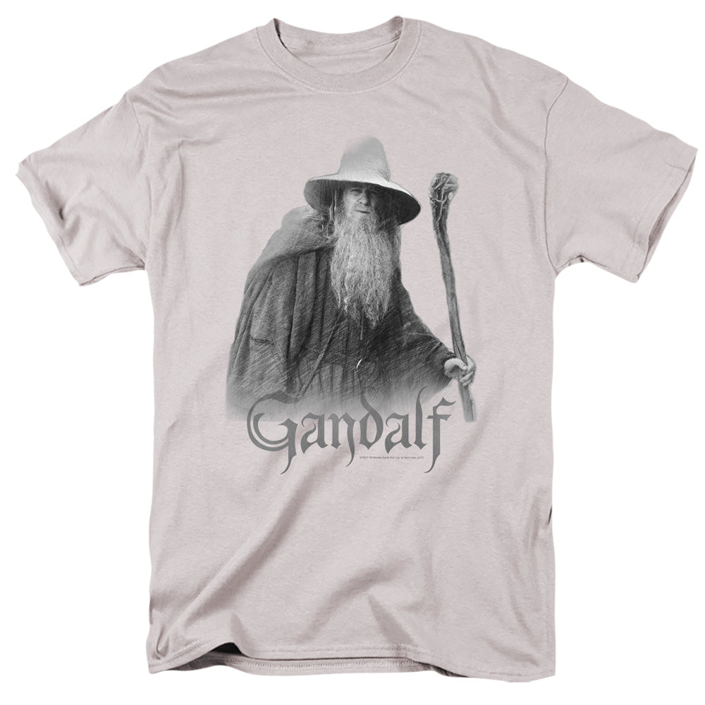 LORD OF THE RINGS : GANDALF THE GREY S\S ADULT 18\1 SILVER MD