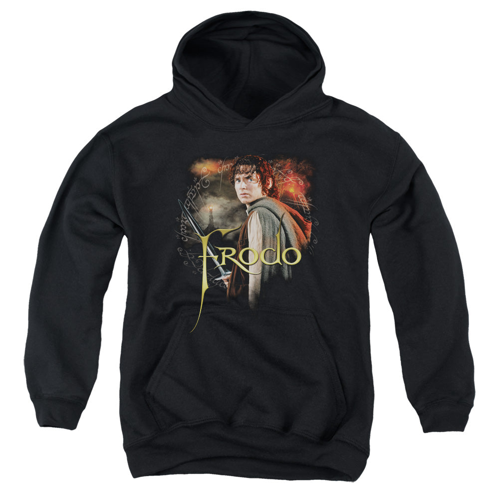 LORD OF THE RINGS : FRODO YOUTH PULL OVER HOODIE BLACK LG