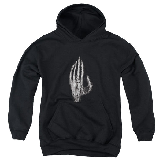 LORD OF THE RINGS : HAND OF SARUMAN YOUTH PULL OVER HOODIE BLACK LG