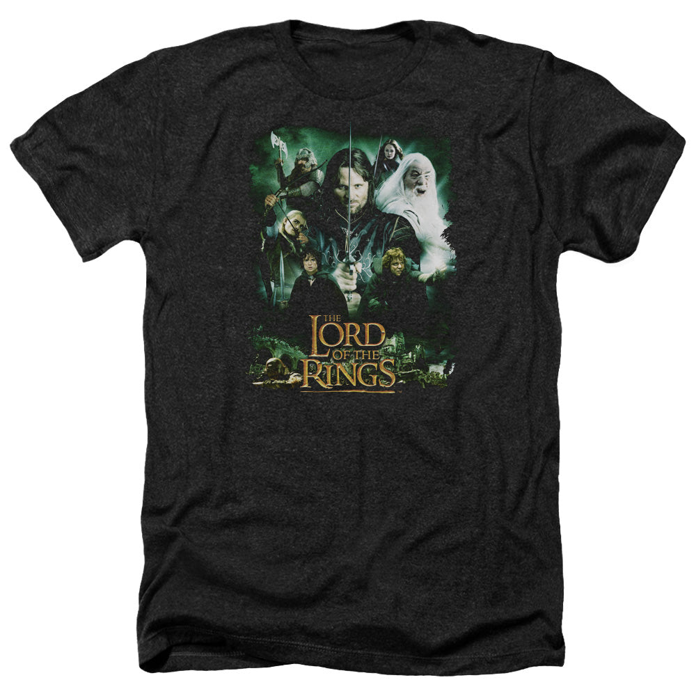 LORD OF THE RINGS : HERO GROUP ADULT HEATHER Black LG