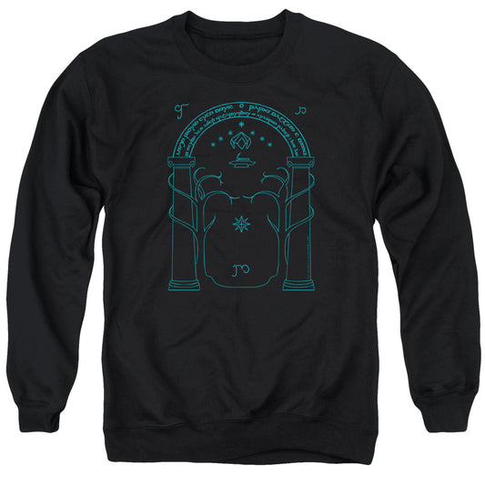 LORD OF THE RINGS : DOORS OF DURIN ADULT CREW SWEAT Black 2X