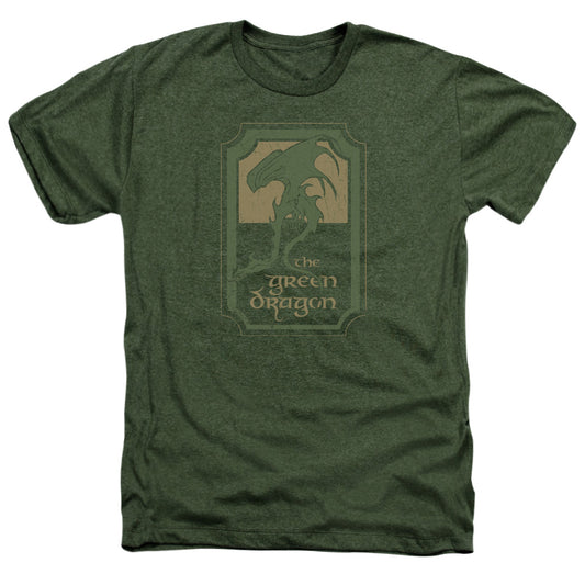 LORD OF THE RINGS : GREEN DRAGON TAVERN ADULT HEATHER Military Green 2X