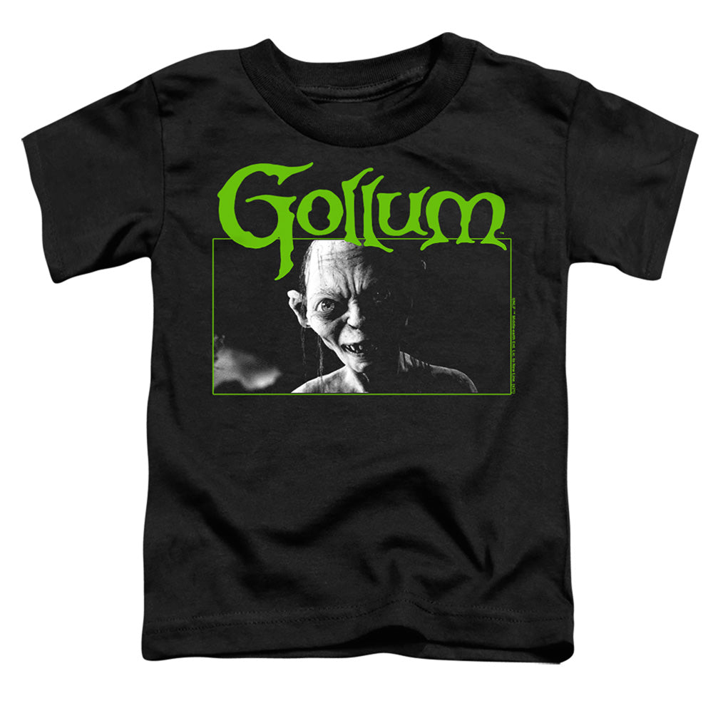 LORD OF THE RINGS : GOLLUM S\S TODDLER TEE Black LG (4T)