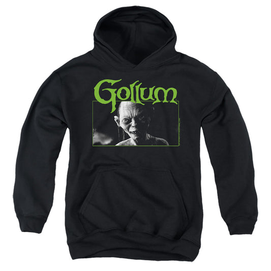 LORD OF THE RINGS : GOLLUM YOUTH PULL OVER HOODIE Black LG