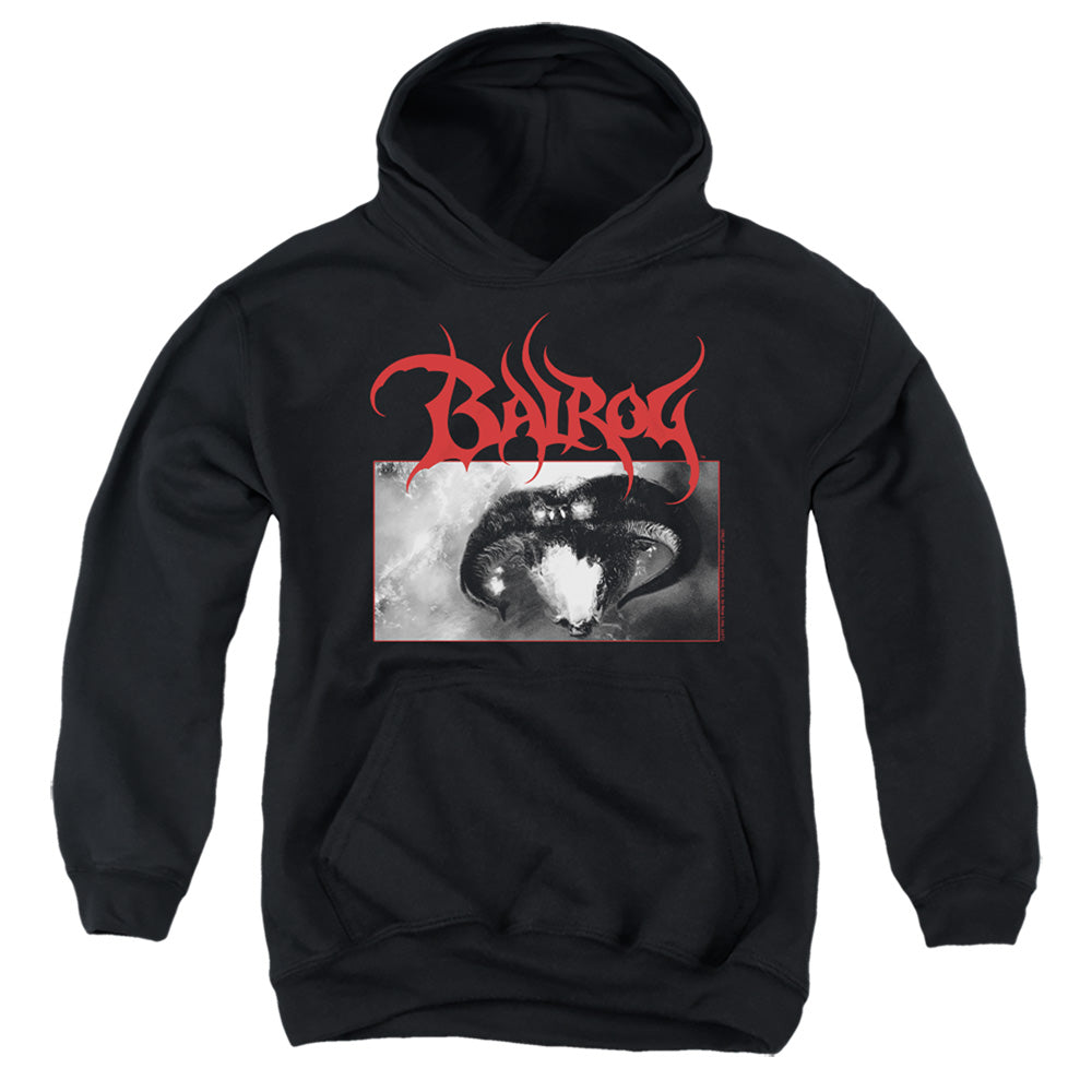 LORD OF THE RINGS : BALROG YOUTH PULL OVER HOODIE Black LG