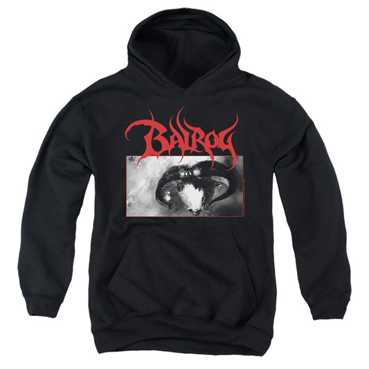 LORD OF THE RINGS : BALROG YOUTH PULL OVER HOODIE Black LG