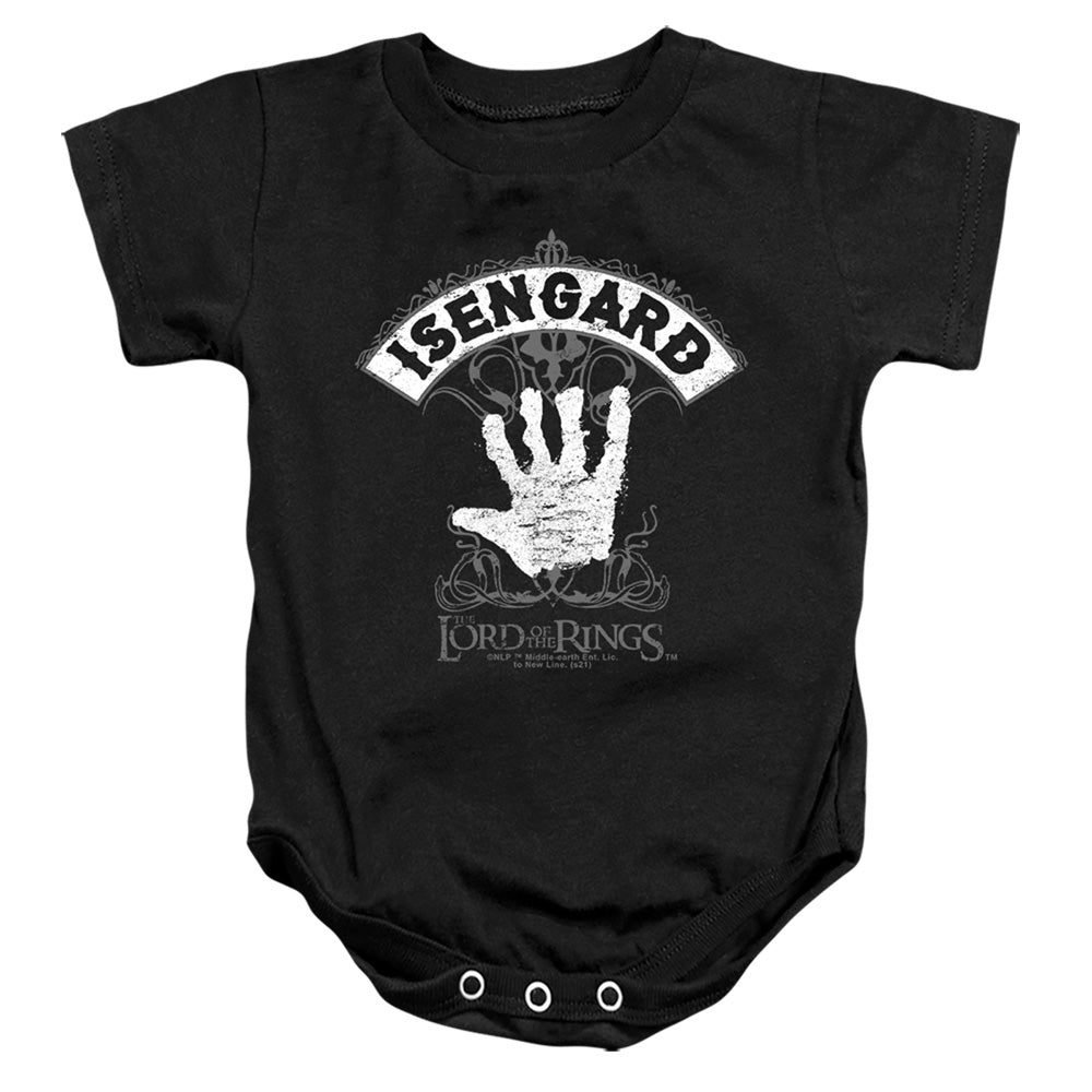 LORD OF THE RINGS : ISENGARD INFANT SNAPSUIT Black LG (18 Mo)