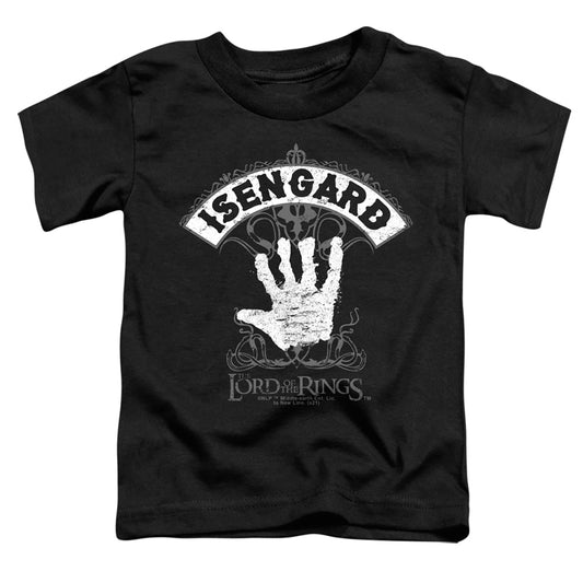 LORD OF THE RINGS : ISENGARD S\S TODDLER TEE Black LG (4T)