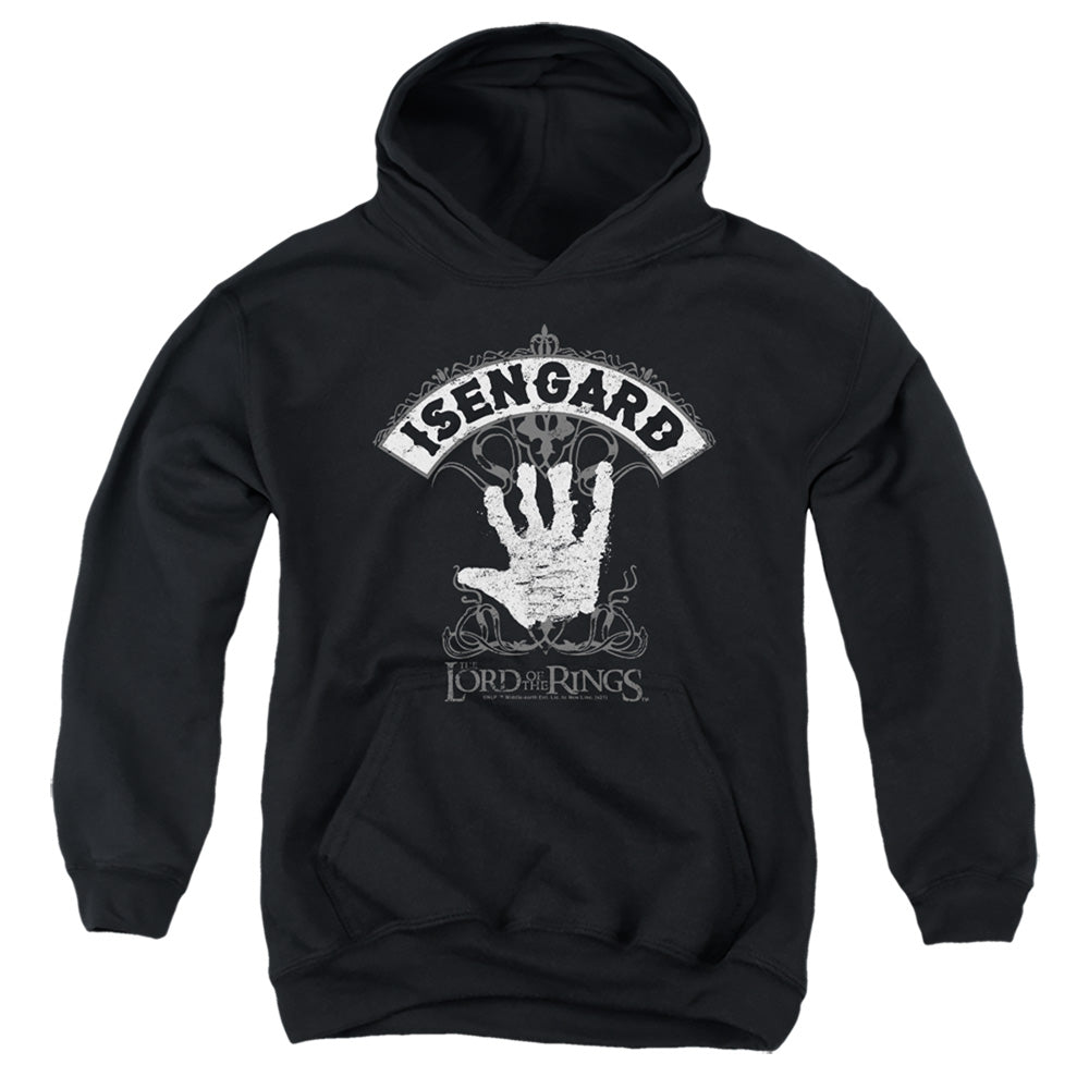 LORD OF THE RINGS : ISENGARD YOUTH PULL OVER HOODIE Black LG