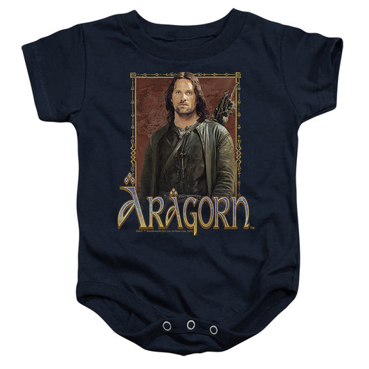 LORD OF THE RINGS : ARAGORN INFANT SNAPSUIT Navy LG (18 Mo)