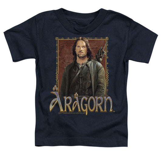 LORD OF THE RINGS : ARAGORN S\S TODDLER TEE Navy LG (4T)