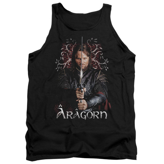 LORD OF THE RINGS : ARAGORN ADULT TANK BLACK LG