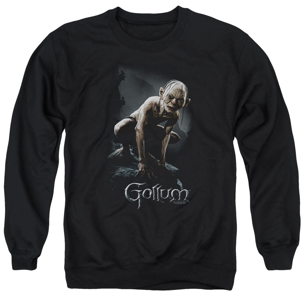 LORD OF THE RINGS : GOLLUM ADULT CREW NECK SWEATSHIRT BLACK 2X