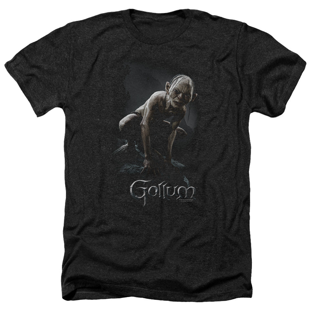 LORD OF THE RINGS : GOLLUM ADULT HEATHER BLACK 2X