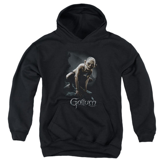 LORD OF THE RINGS : GOLLUM YOUTH PULL OVER HOODIE BLACK MD