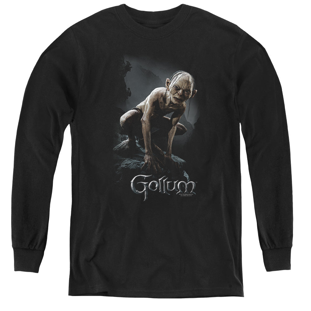 LORD OF THE RINGS : GOLLUM L\S YOUTH BLACK LG