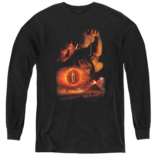 LORD OF THE RINGS : DESTROY THE RING L\S YOUTH BLACK LG