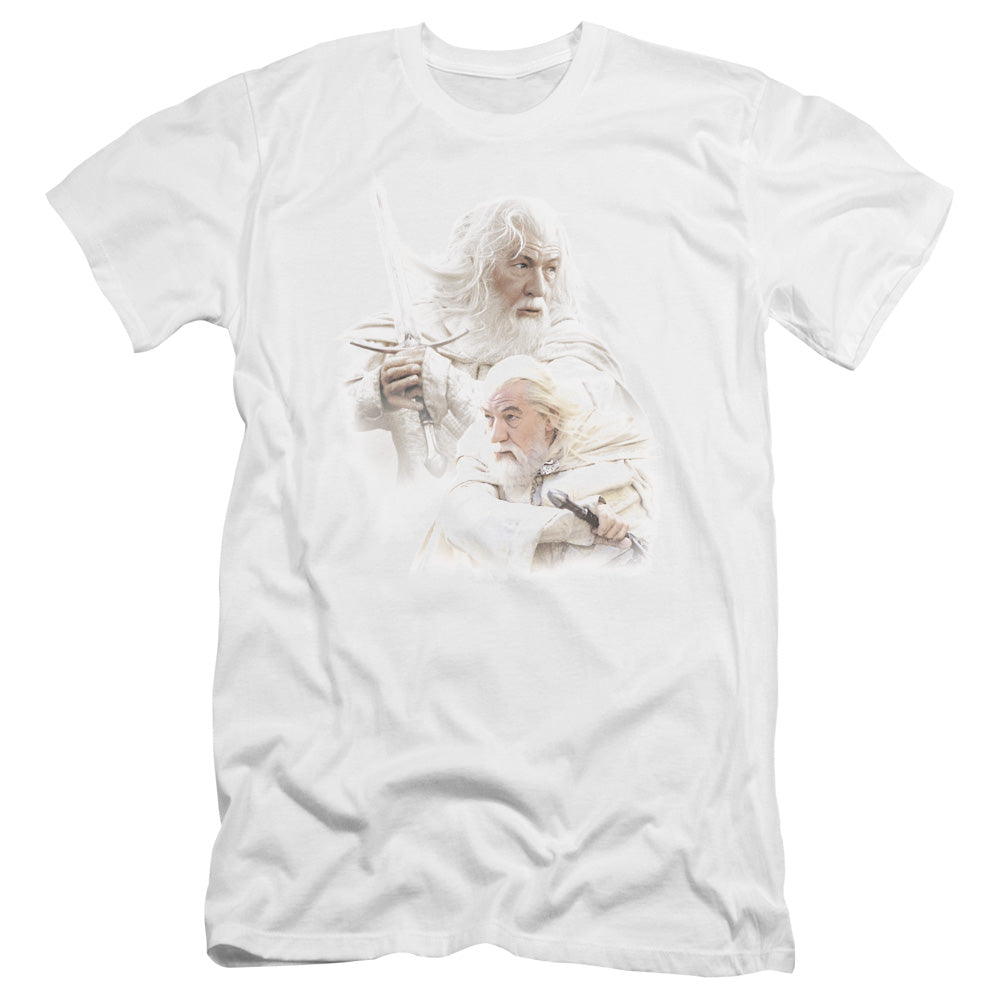 LORD OF THE RINGS : GANDALF THE WHITE PREMIUM CANVAS ADULT SLIM FIT 30\1 WHITE 2X