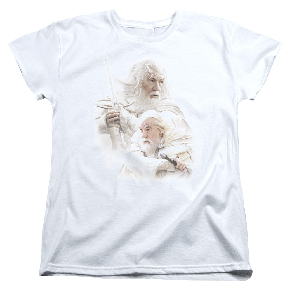 LORD OF THE RINGS : GANDALF THE WHITE S\S WOMENS TEE WHITE XL