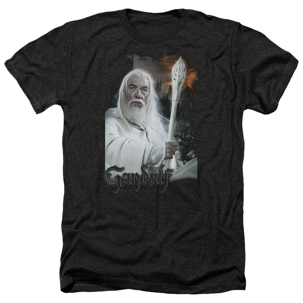 LORD OF THE RINGS : GANDALF ADULT HEATHER BLACK 2X