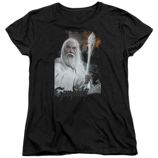 LORD OF THE RINGS : GANDALF S\S WOMENS TEE BLACK 2X