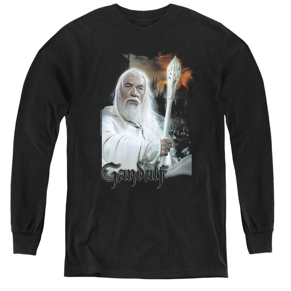 LORD OF THE RINGS : GANDALF L\S YOUTH BLACK LG