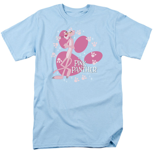 PINK PANTHER : WALK ALL OVER S\S ADULT 18\1 LIGHT BLUE MD