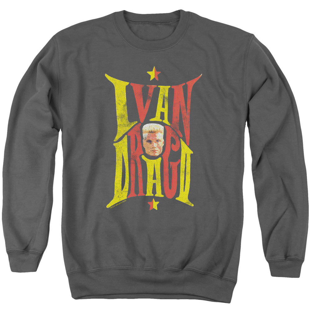 ROCKY IV : IVAN ADULT CREW NECK SWEATSHIRT CHARCOAL 2X