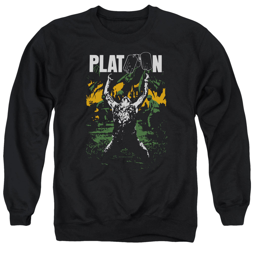 PLATOON : GRAPHIC ADULT CREW SWEAT Black SM