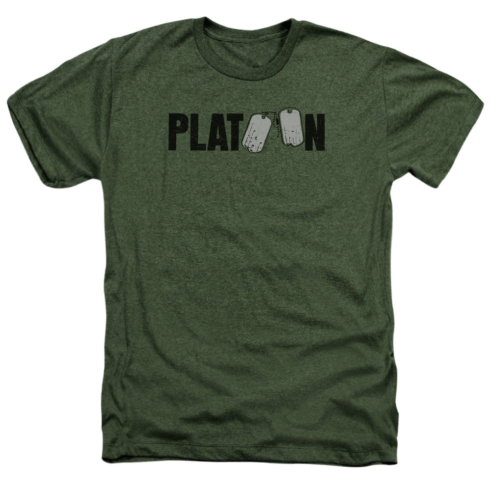 PLATOON : LOGO ADULT HEATHER Military Green SM