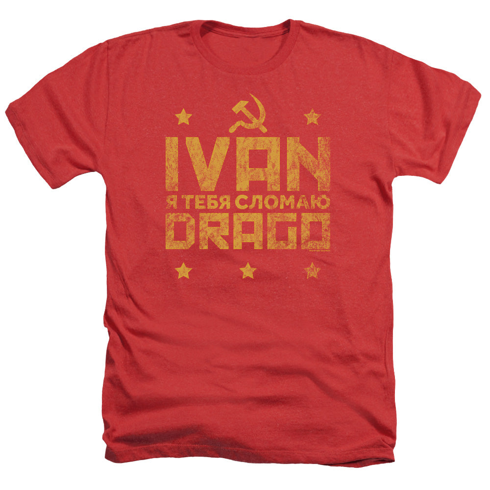 ROCKY IV : DRAGO BREAK ADULT HEATHER Red 2X