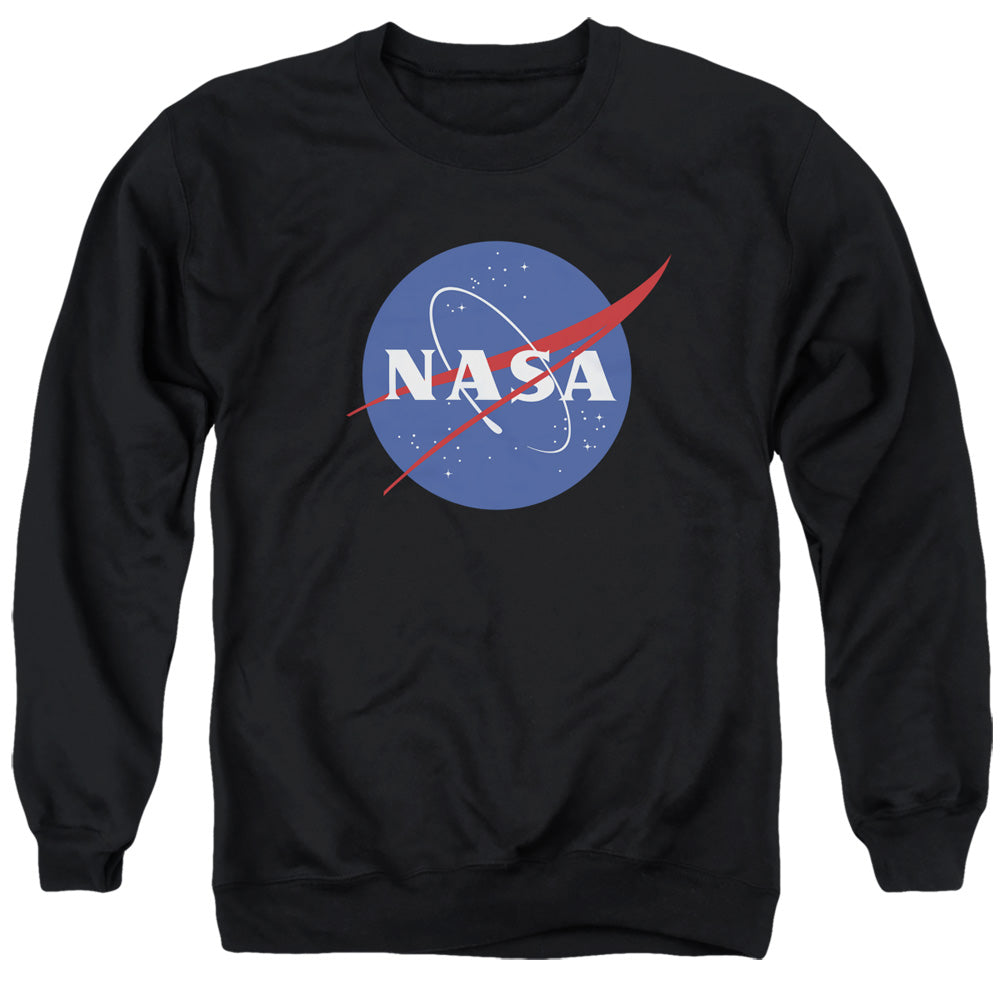 NASA : MEATBALL LOGO ADULT CREW SWEAT Black 2X