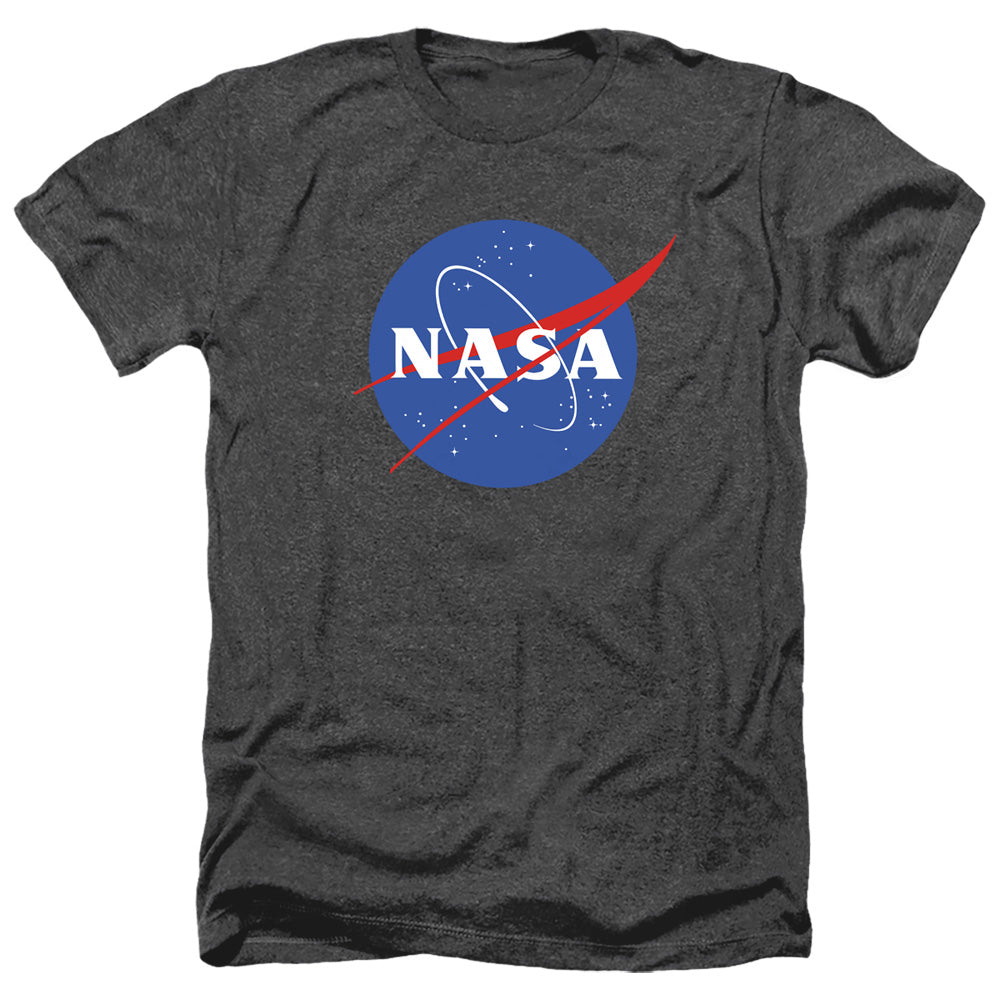 NASA : MEATBALL LOGO ADULT HEATHER Black 2X