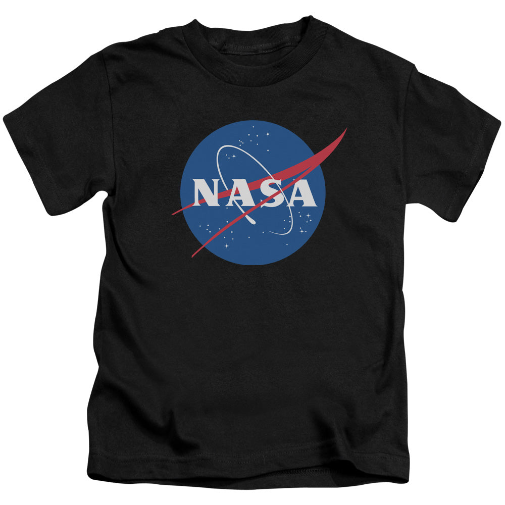 NASA : MEATBALL LOGO S\S JUVENILE 18\1 Black MD (5\6)