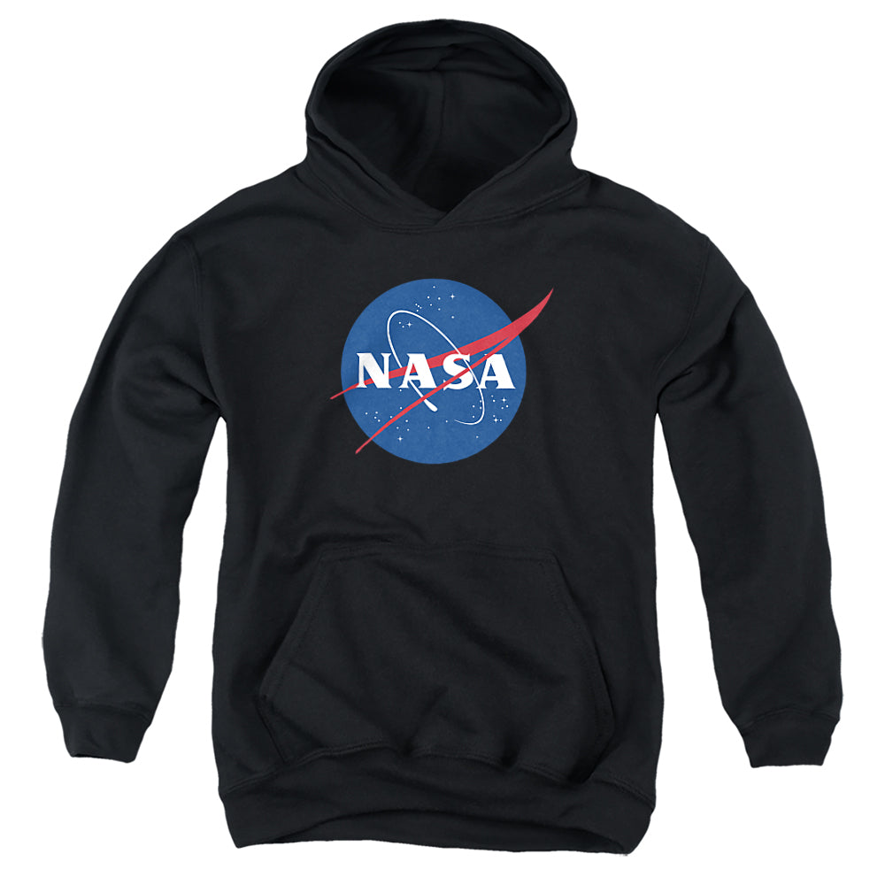 NASA : MEATBALL LOGO YOUTH PULL OVER HOODIE Black LG