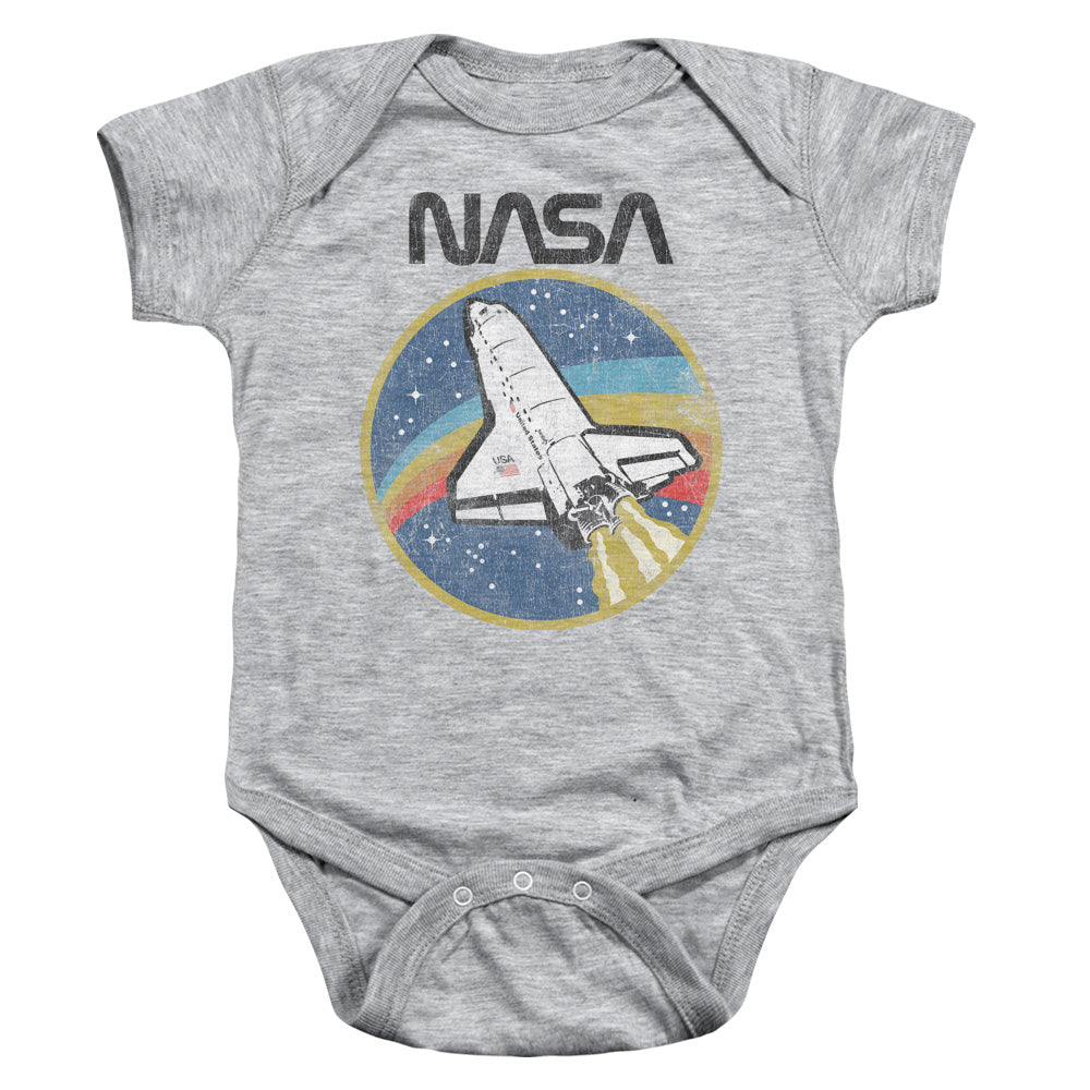 NASA : SHUTTLE INFANT SNAPSUIT Athletic Heather LG (18 Mo)